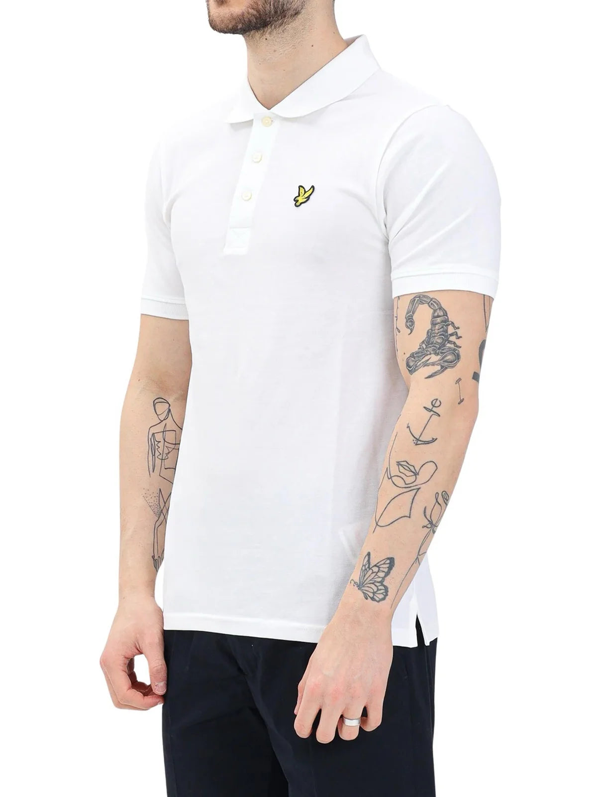 Lyle & Scott Polo Cotone/Elastan - Beige