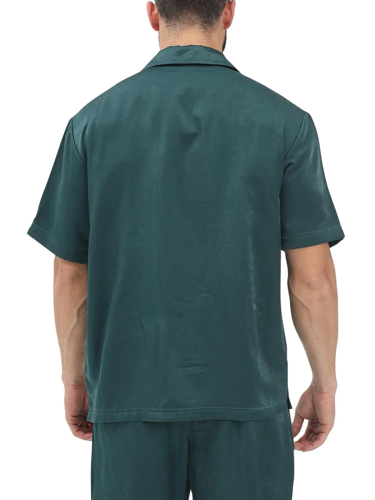New Era Rayon/Polyester Shirt - Green/White
