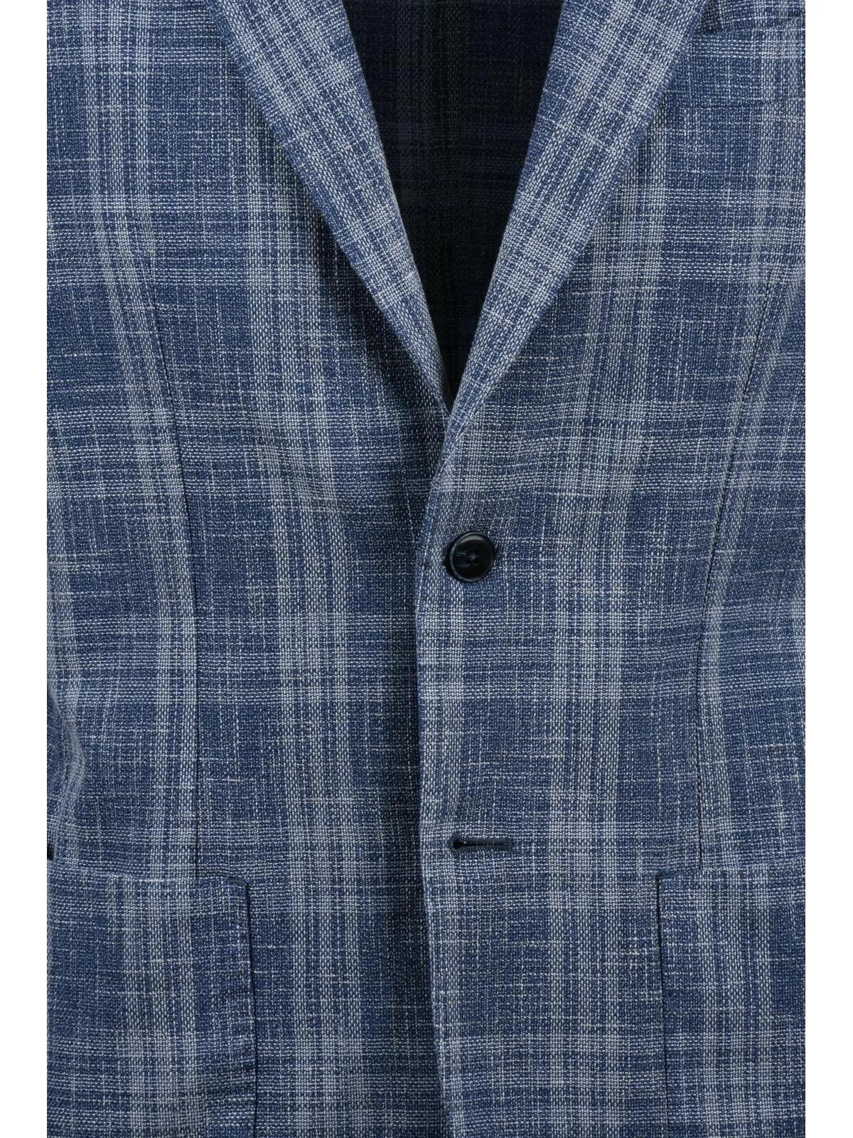 L.b.m. 1911 Giacca Blazer Misto Lana Poliammide Lino - Celeste
