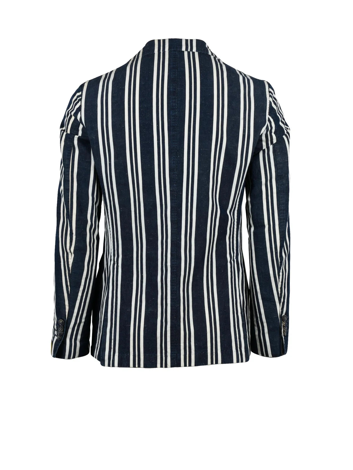 L.b.m. 1911 Giacca Blazer Misto Cotone Lino Seta - Blu
