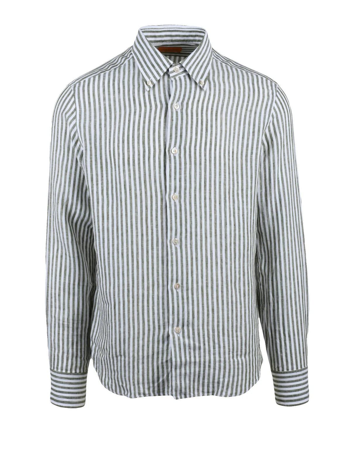 Grigio Camicia Lino - Bianco/Verde