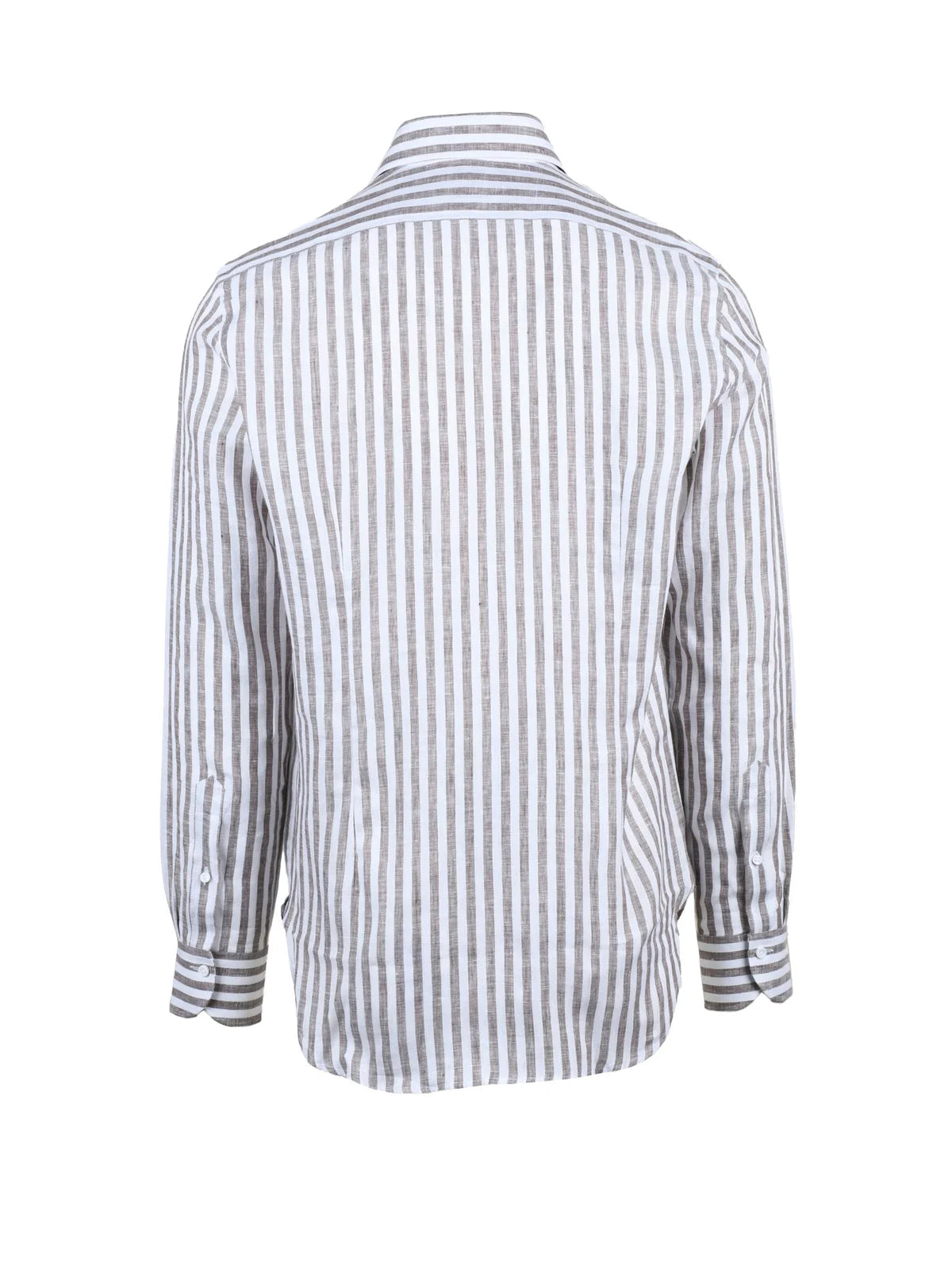 Carrel Camicia Lino - Bianco/Celeste