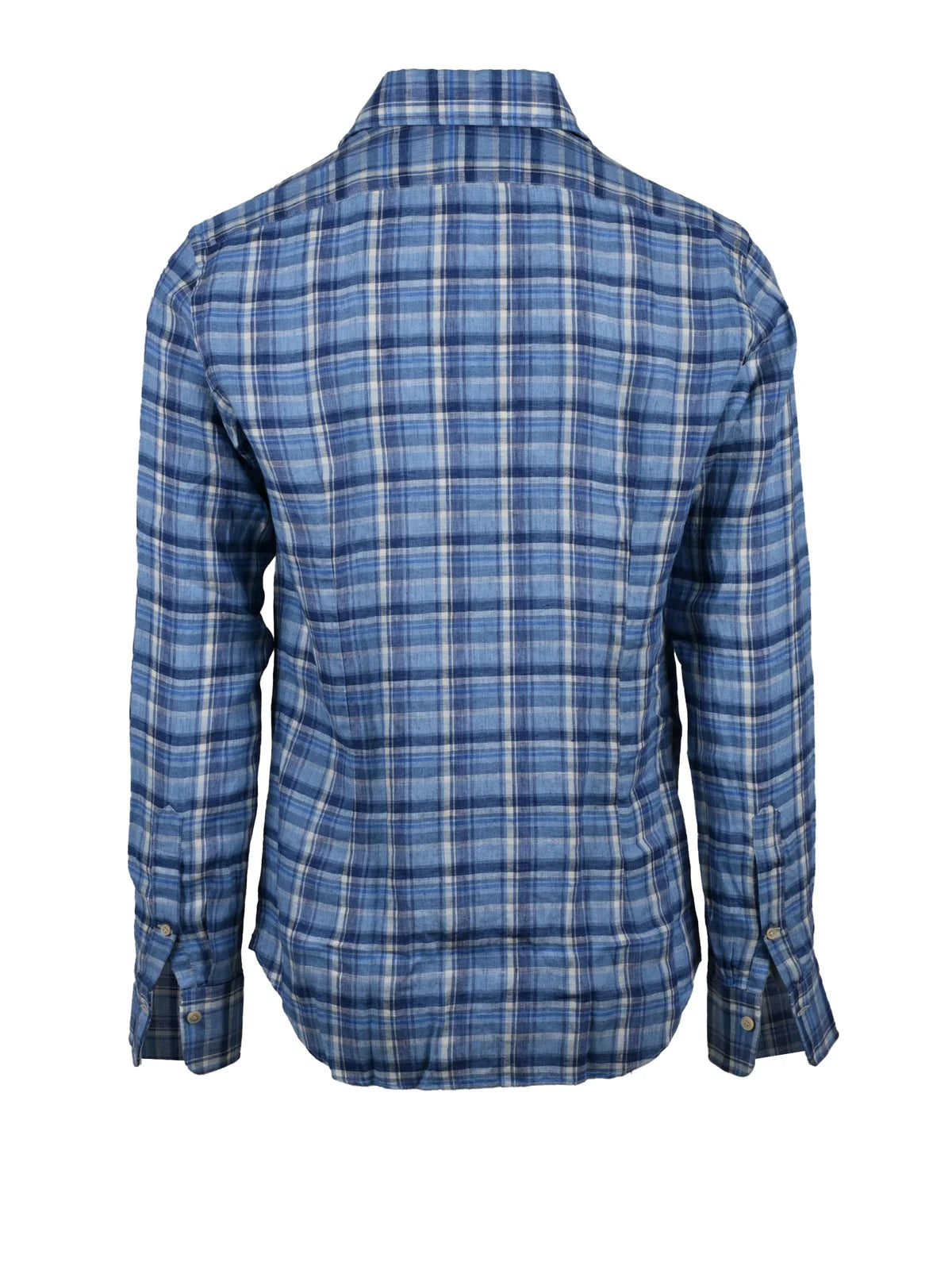 Alessandro Gherardi Camicia in Lino - Blu/Celeste