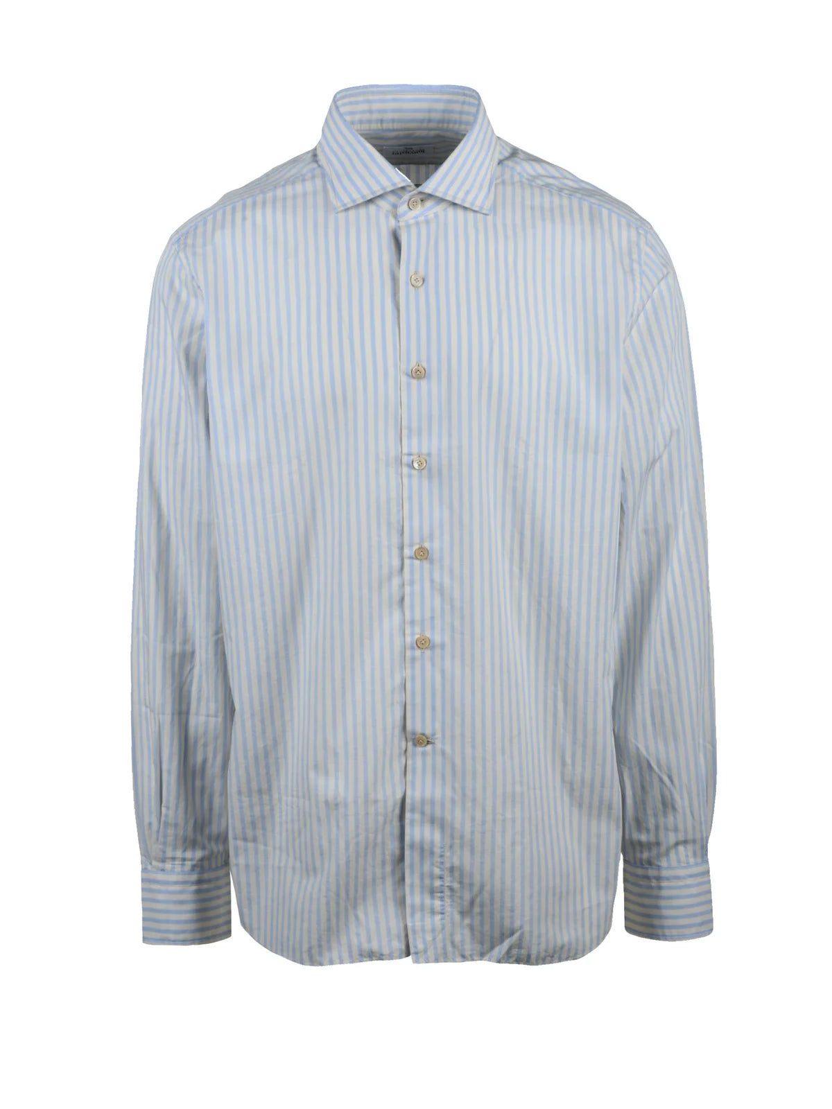 Alessandro Gherardi Camicia Righe - Bianco/Celeste