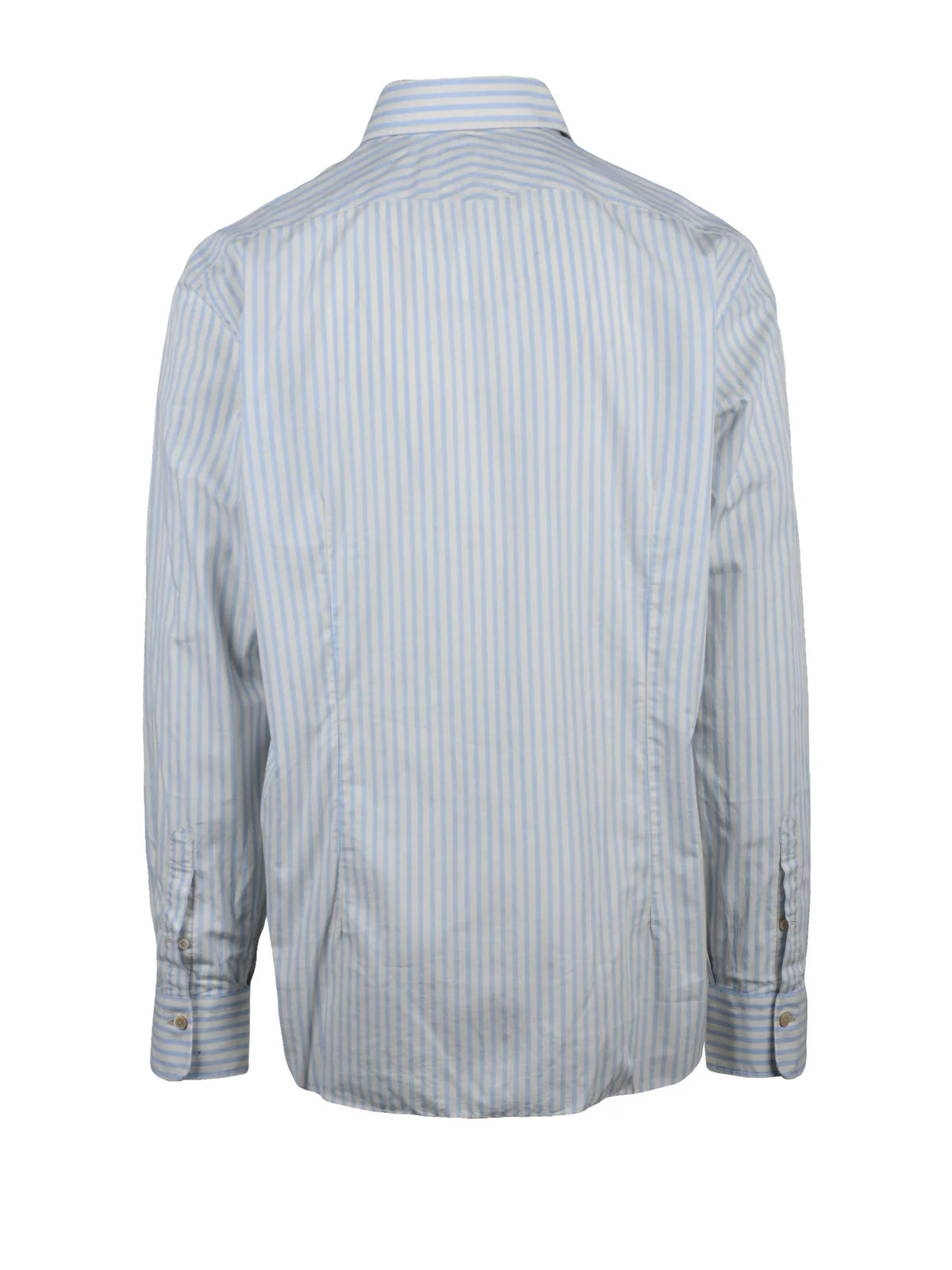 Alessandro Gherardi Camicia Righe - Bianco/Celeste
