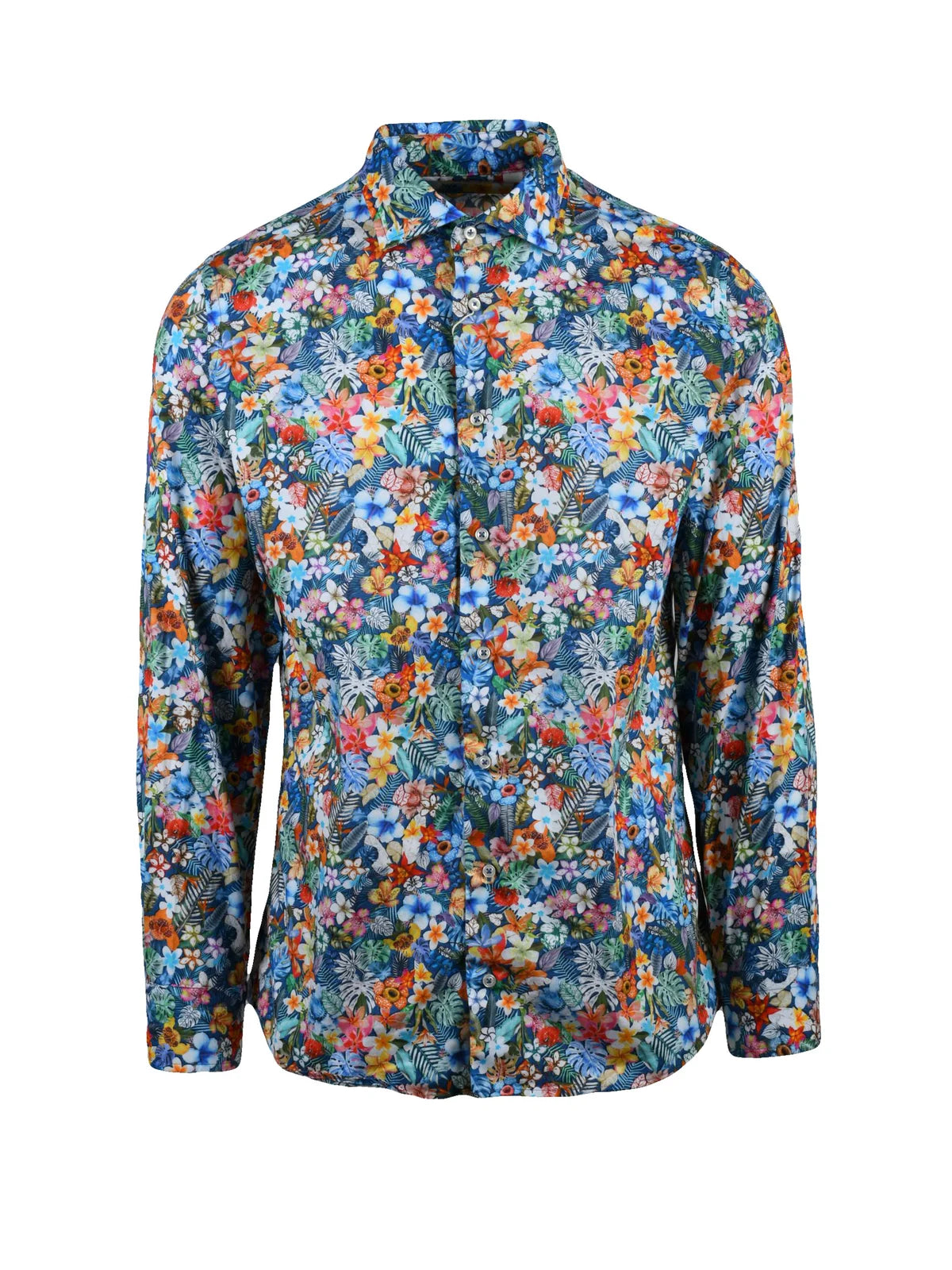 Altemflower Camicia Classica - Azzurro