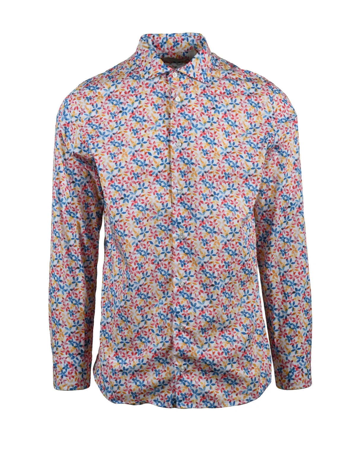 Altemflower Camicia Righe - White/Sky Blue
