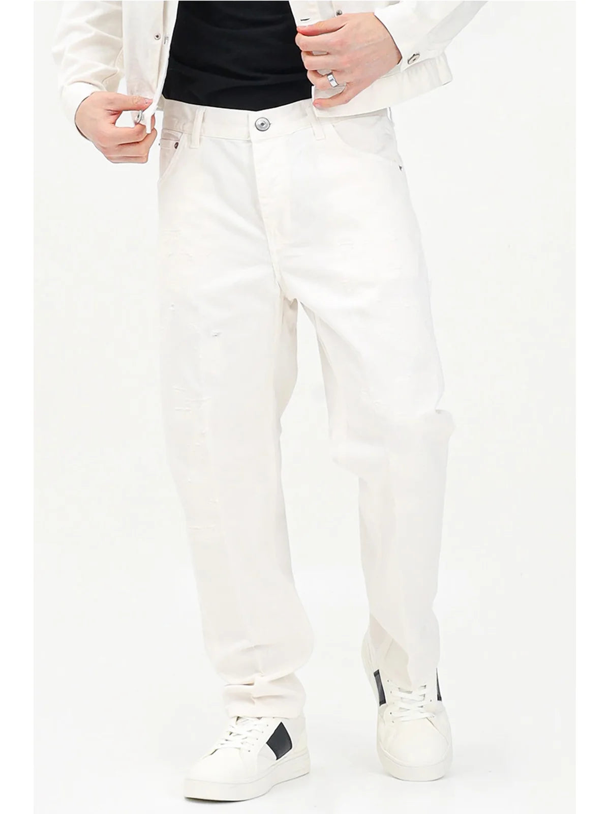 Yes London Jeans Cargo - Bianco