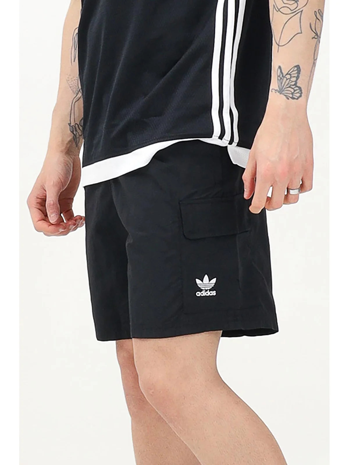Adidas Bermuda Poliammide Riciclato - Nero