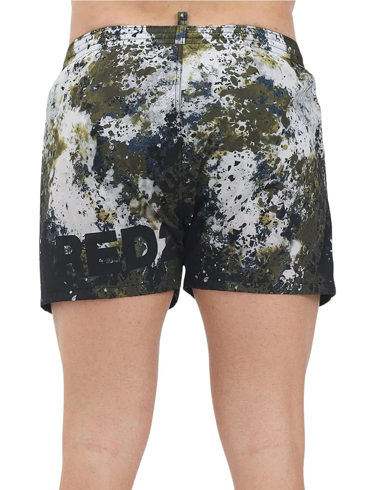 Dsquared2 Beachwear Stretch Polyamide Swim Shorts - Multicolor