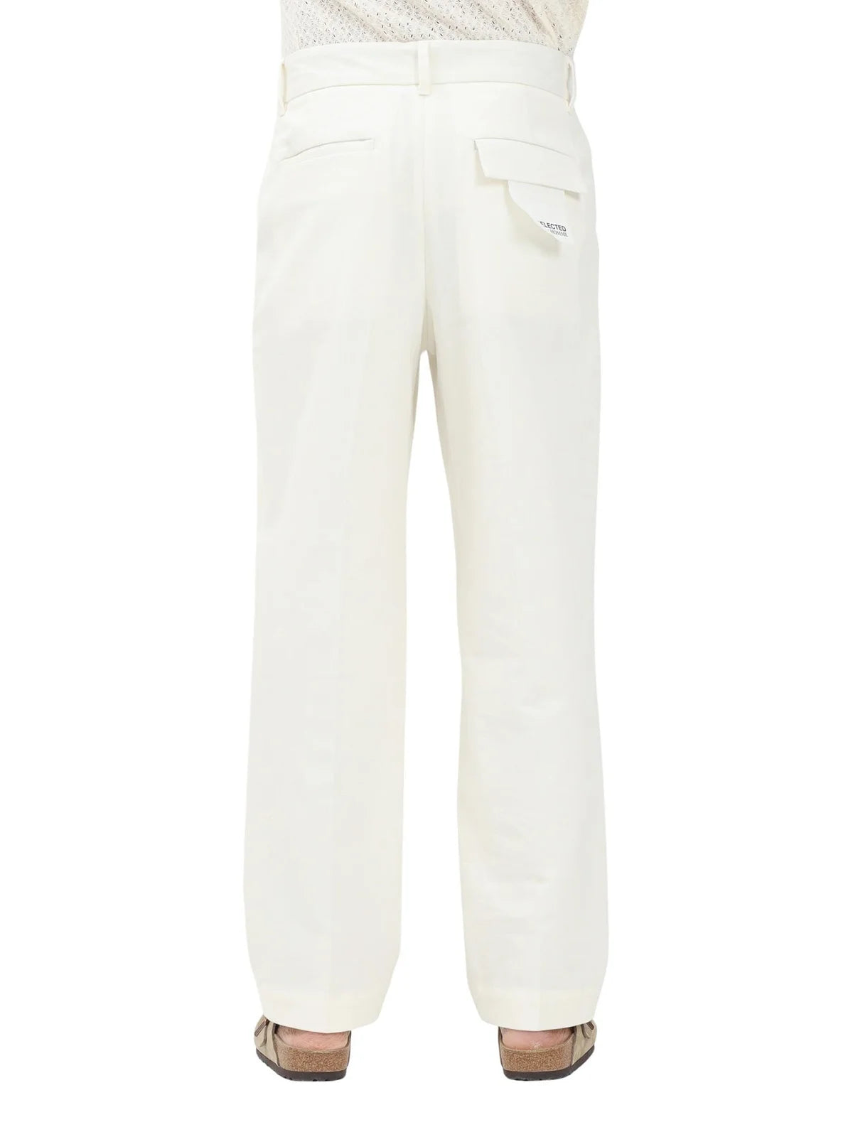 Selected Pantaloni Cotone Nylon - Bianco