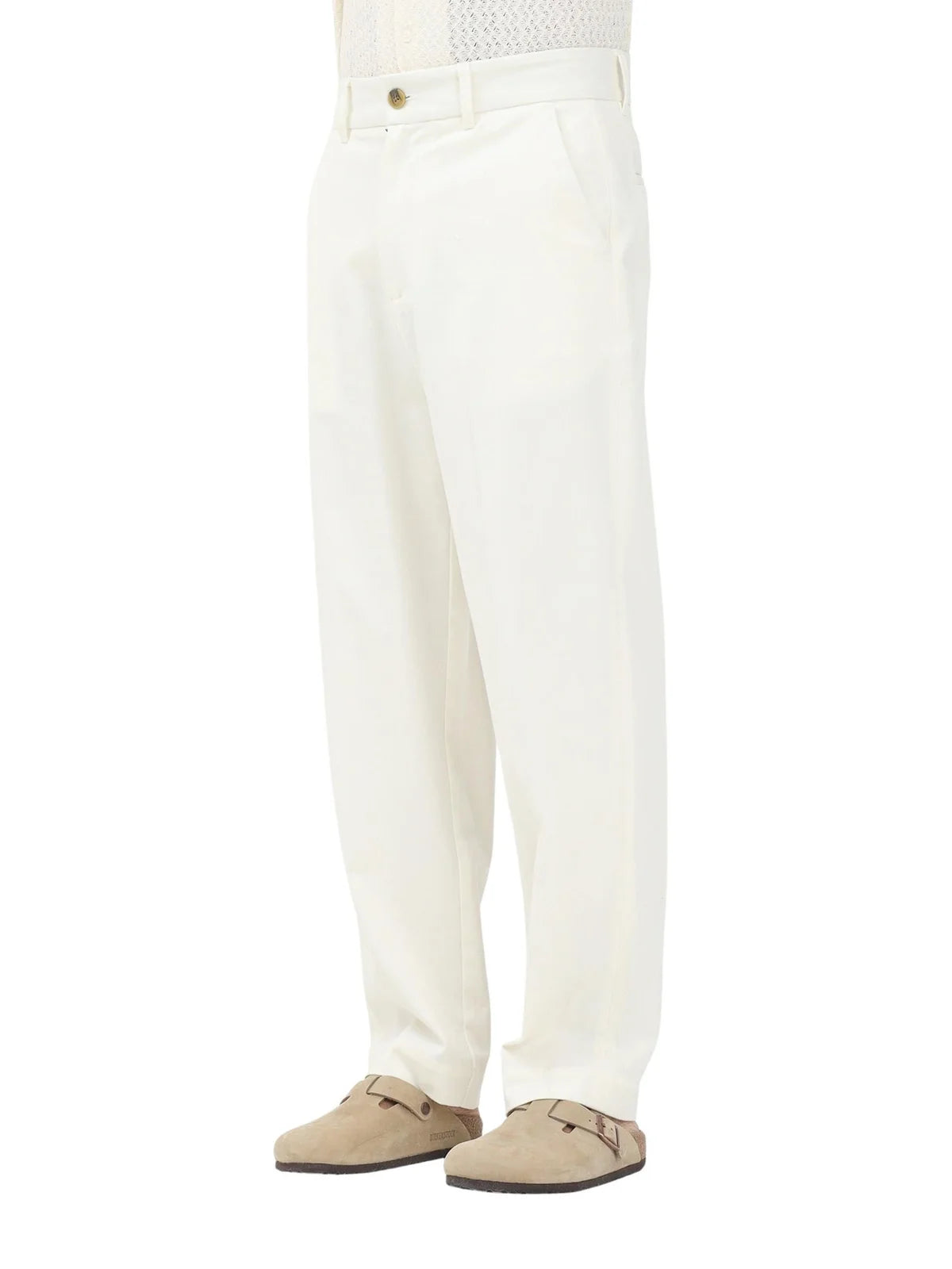 Selected Pantaloni Cotone Nylon - Bianco