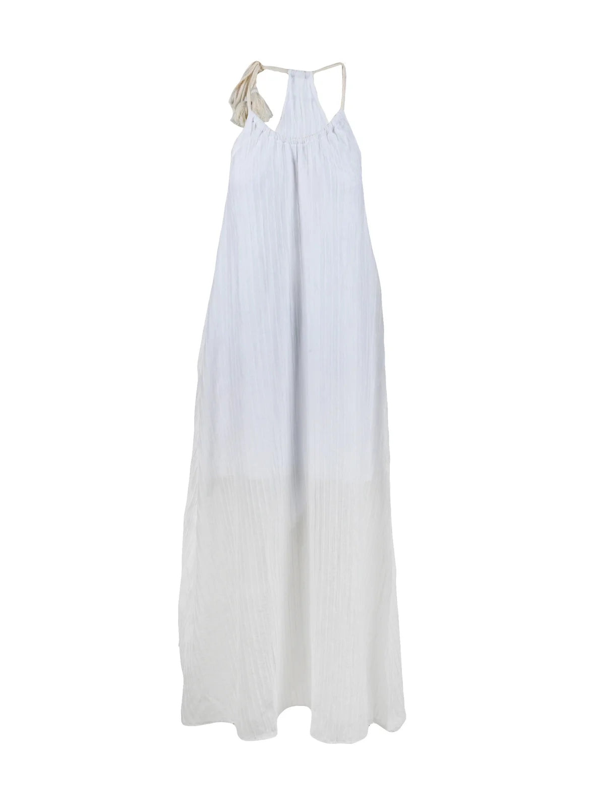 Cotazur Long Tunic Dress - White
