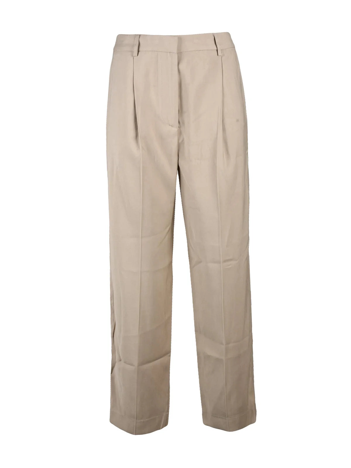 Kaos Pantalone Vita Alta - Beige
