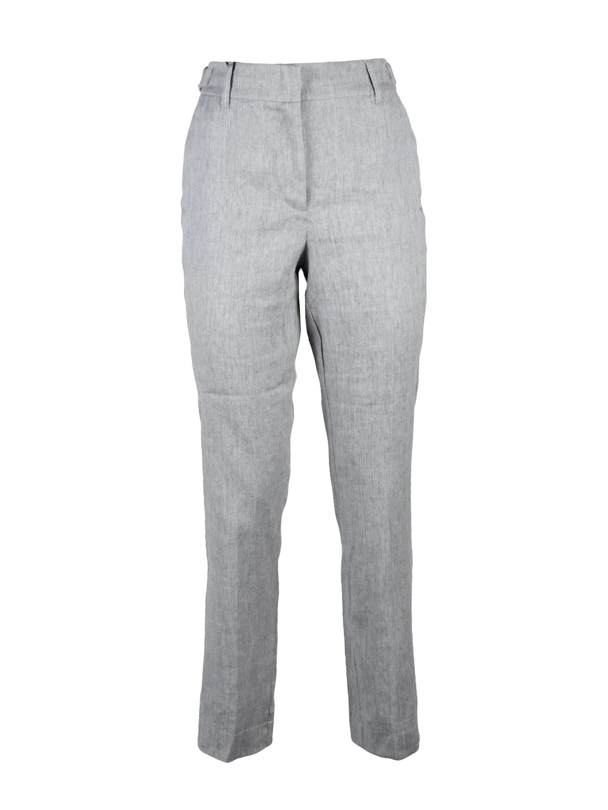 Marella Sport Pantalone Lino Cotone Stretch - Grigio