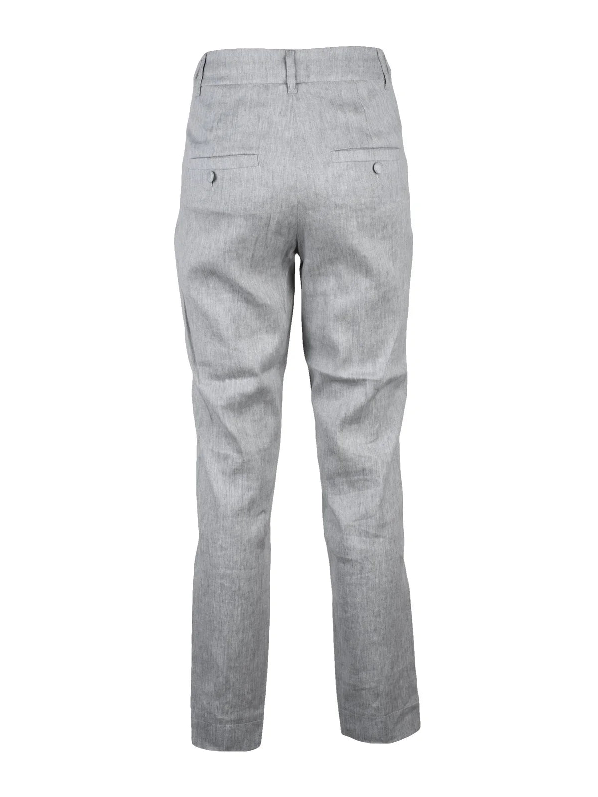 Marella Sport Pantalone Lino Cotone Stretch - Grigio