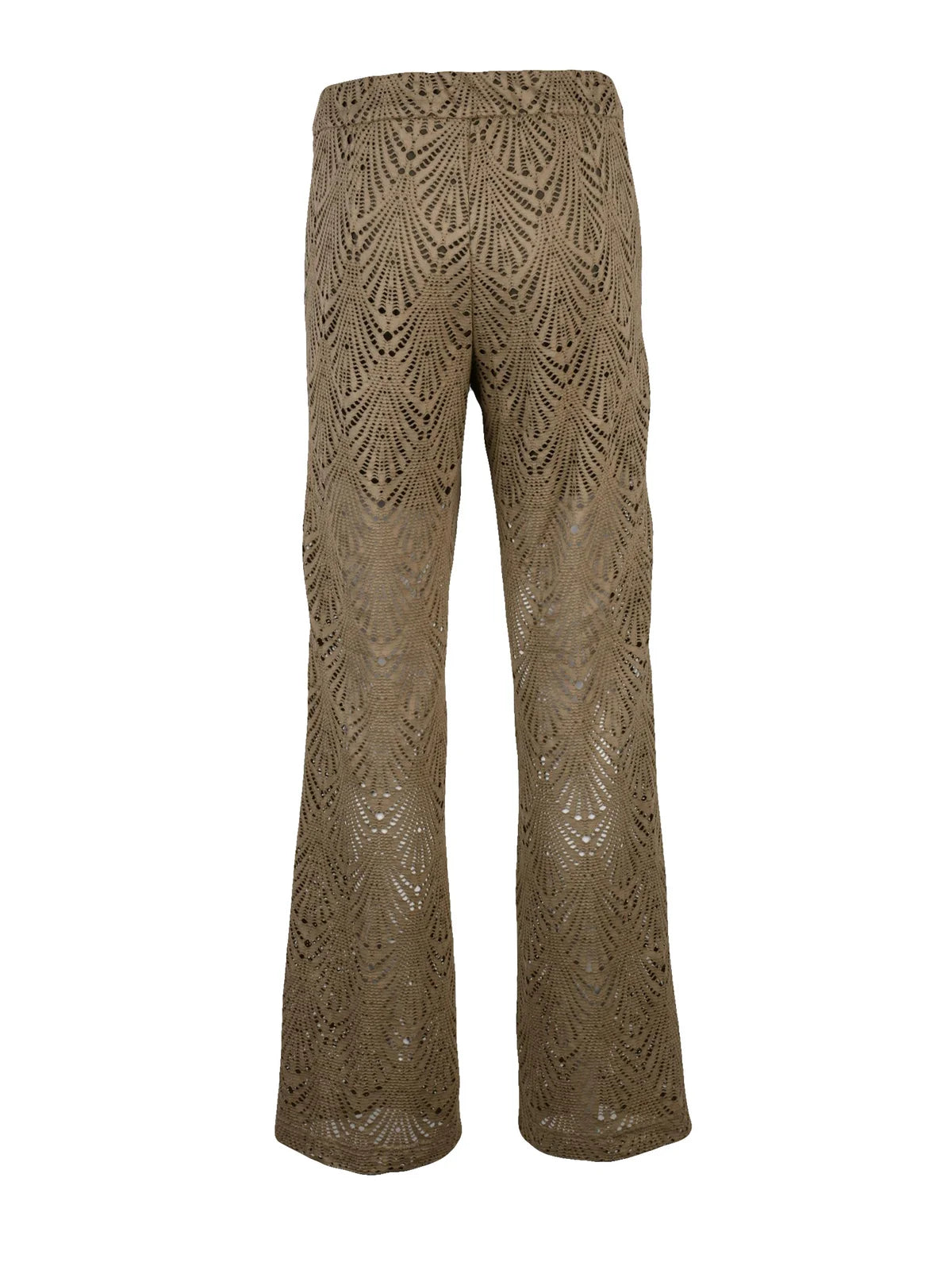 Mason's Pantaloni Gamba Larga Cotone Stretch - Turchese