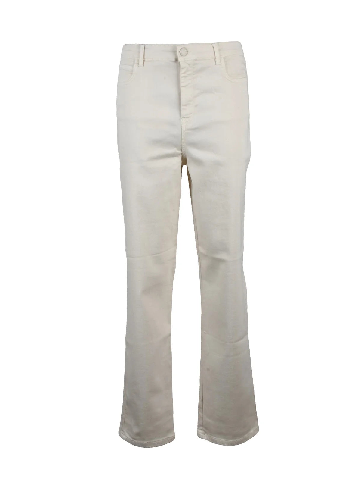Marella Monochrome Jeans Bianco