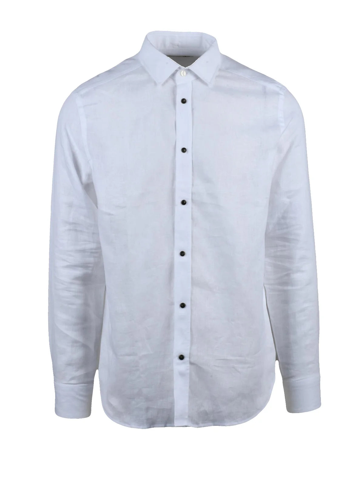 Deuxieme Camicia in Lino - Bianco