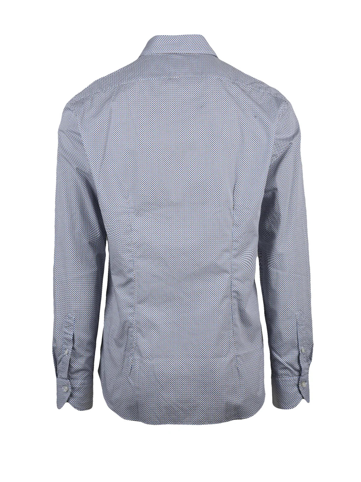 Xacus Camicia Cotone - Marrone/Blu