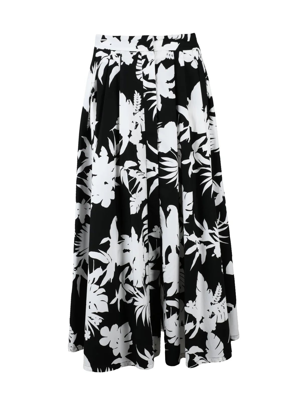 Max Mara Studio Gonna a Ruota - Bianco/Nero