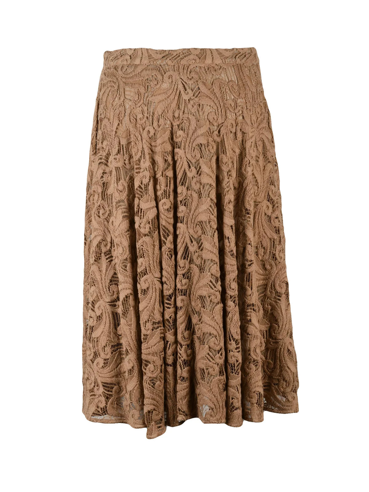 Max Mara Studio Gonna Tilde Longuette - Marrone