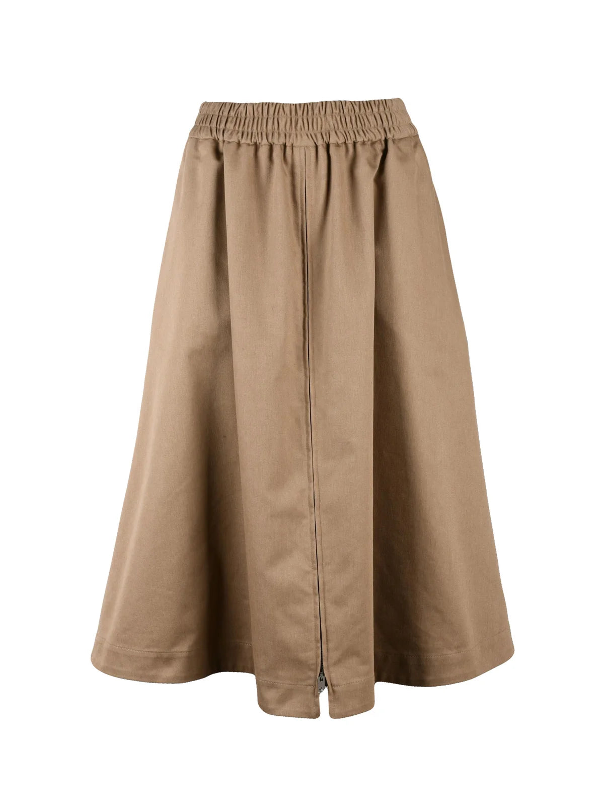 Golden Goose Gonna a Ruota Morena Cotone Elastan Poliestere - Beige