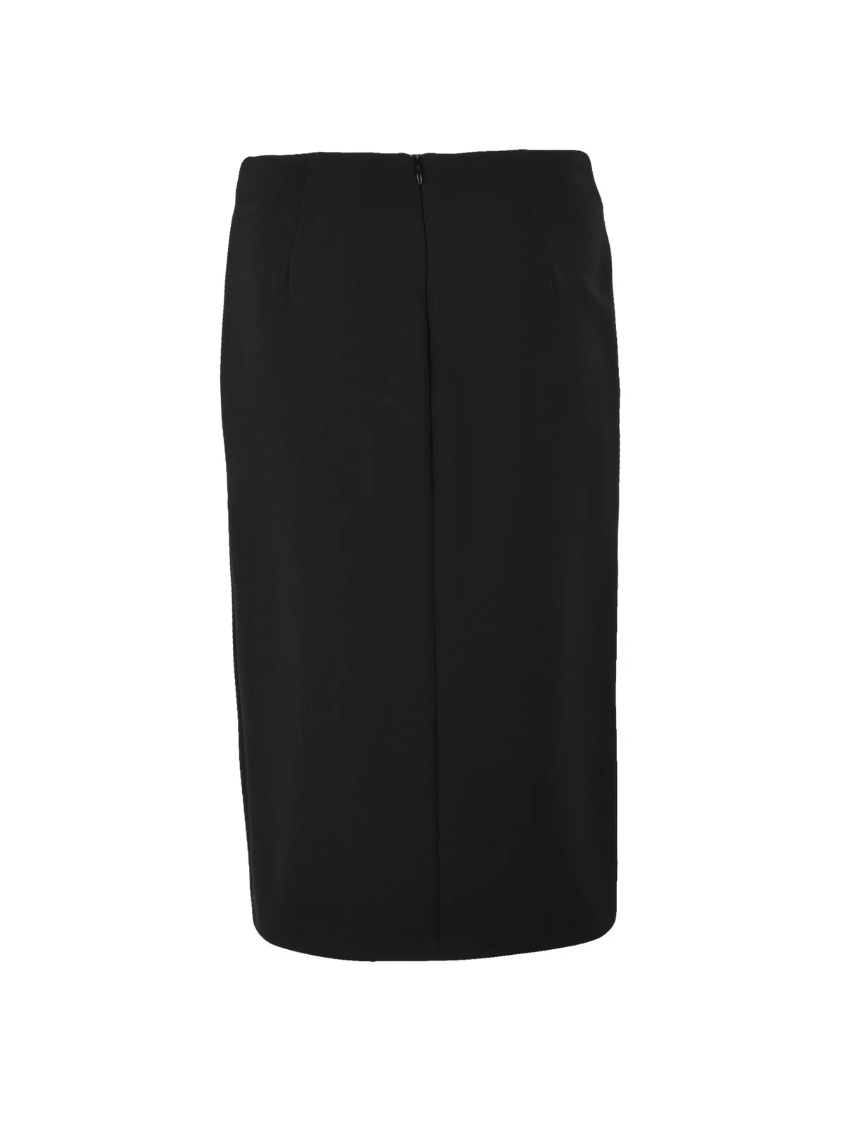 Simona Corsellini Gonna Longuette Spacco Laterale - Nero