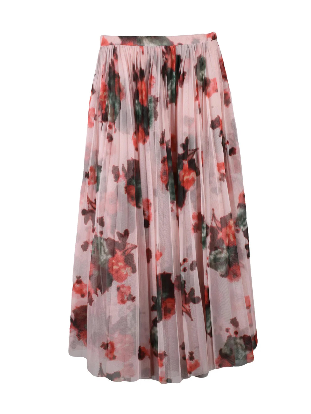 Philosophy Di Lorenzo Serafini Gonna Plissé Voile - Pink/Green
