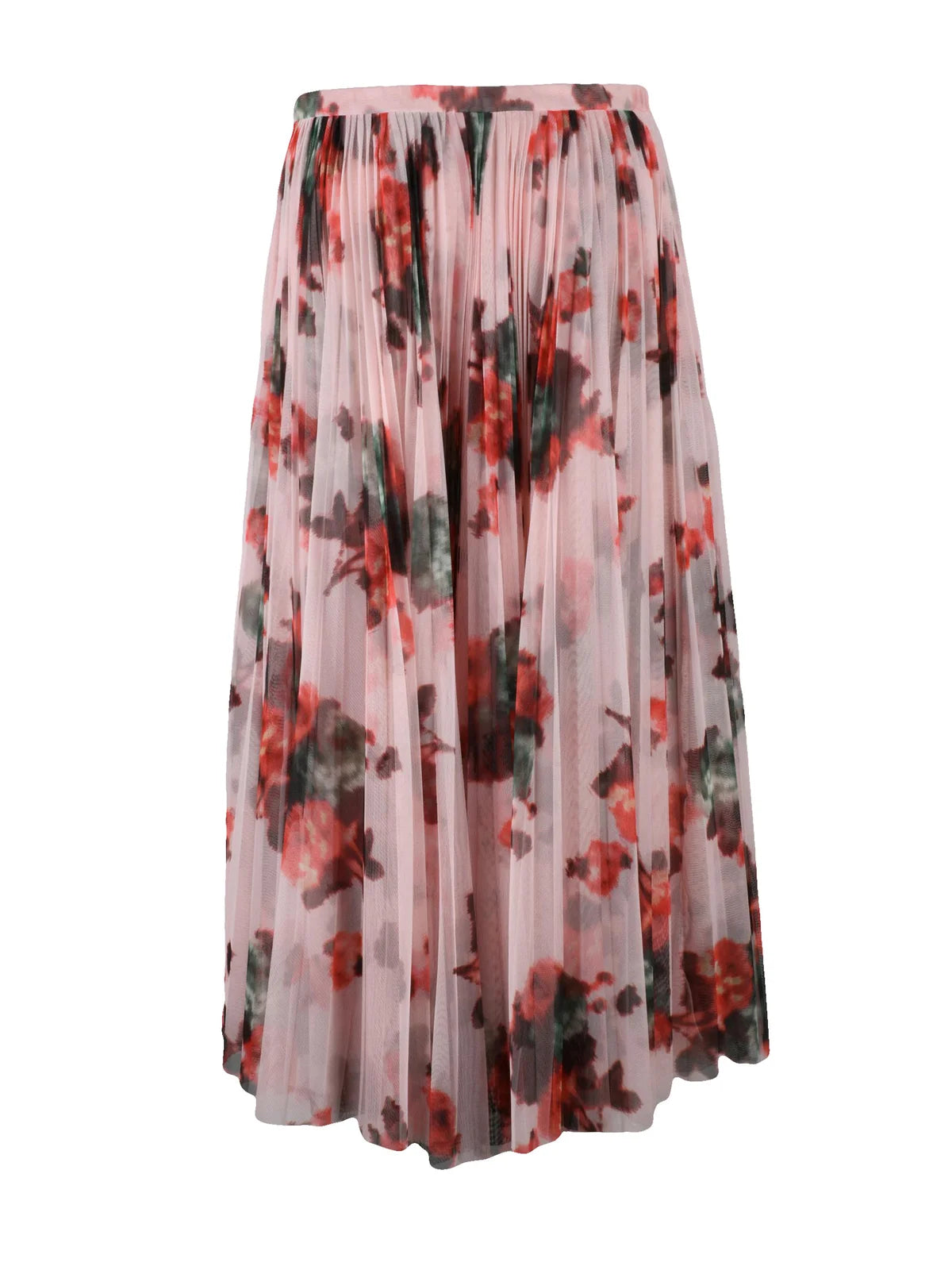 Philosophy Di Lorenzo Serafini Gonna Plissé Voile - Pink/Green