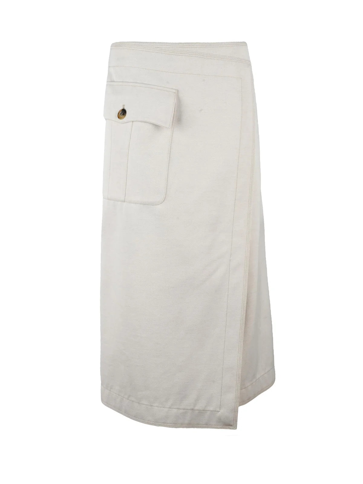 Philosophy Di Lorenzo Serafini Gonna Lunga Tela - Beige