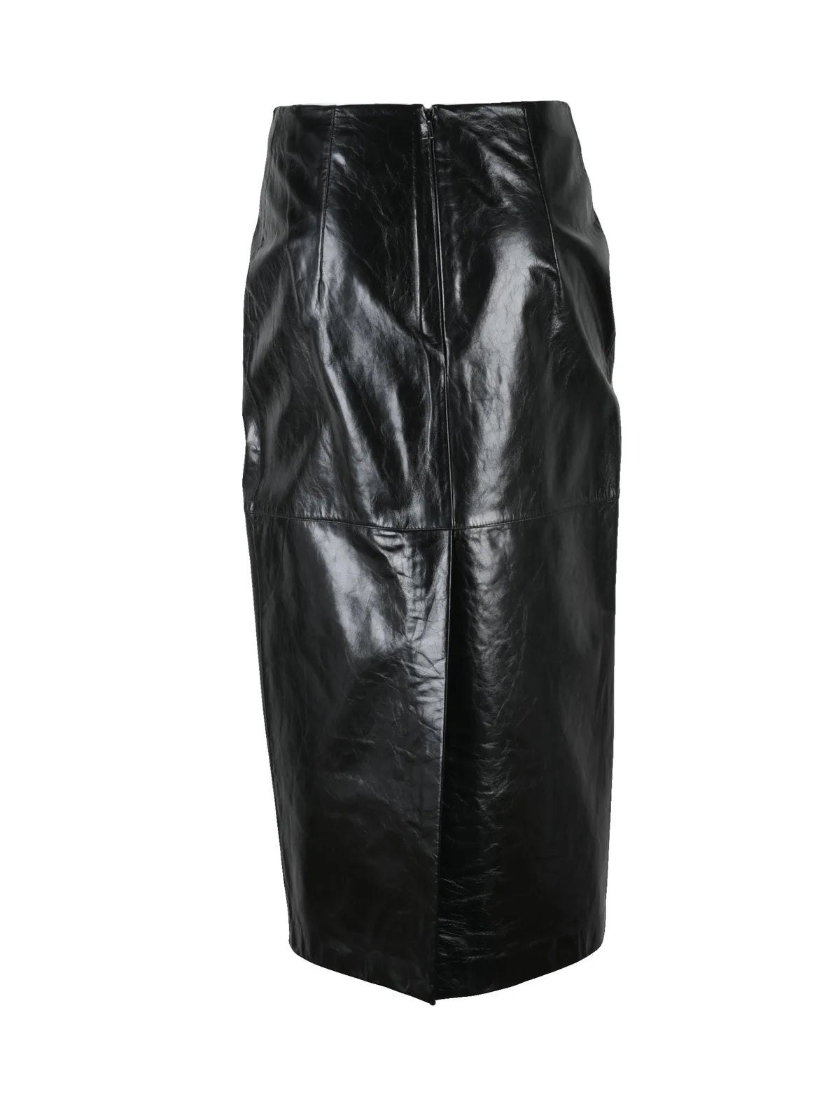 Sportmax Gonna Pelle Donna - Nero