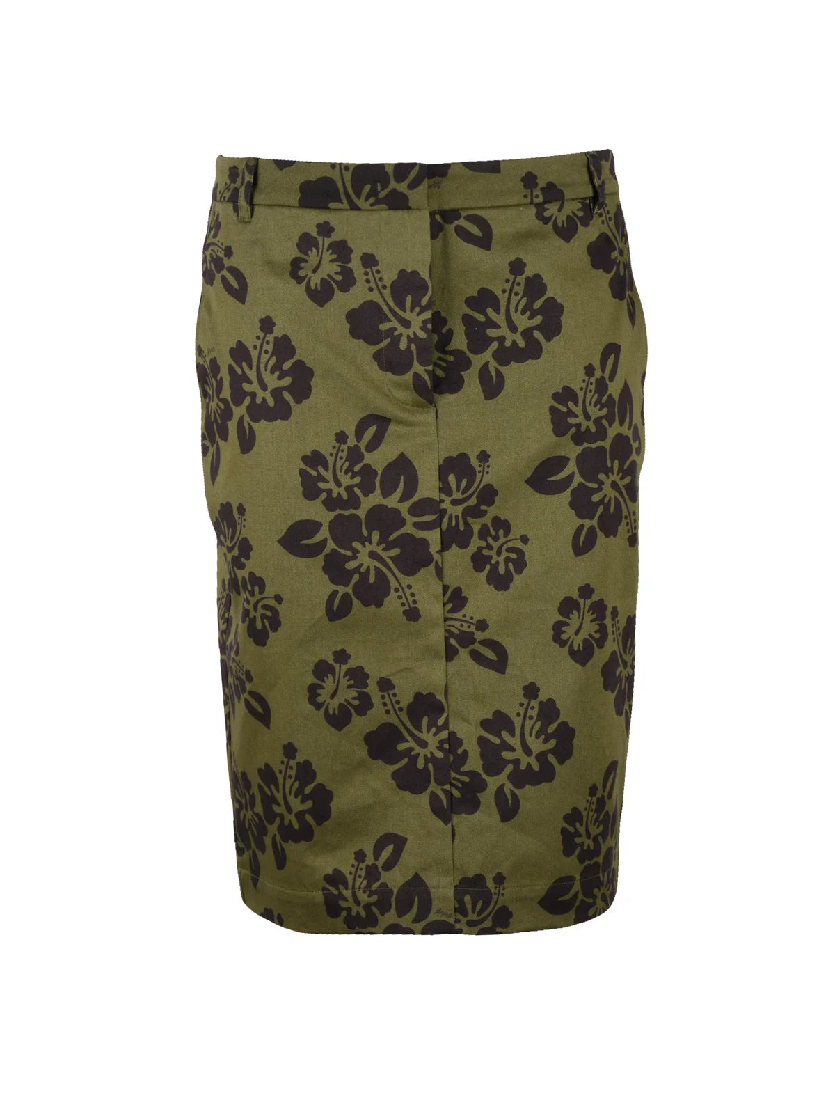 Aspesi Gonna Longuette Donna - Verde/Marrone