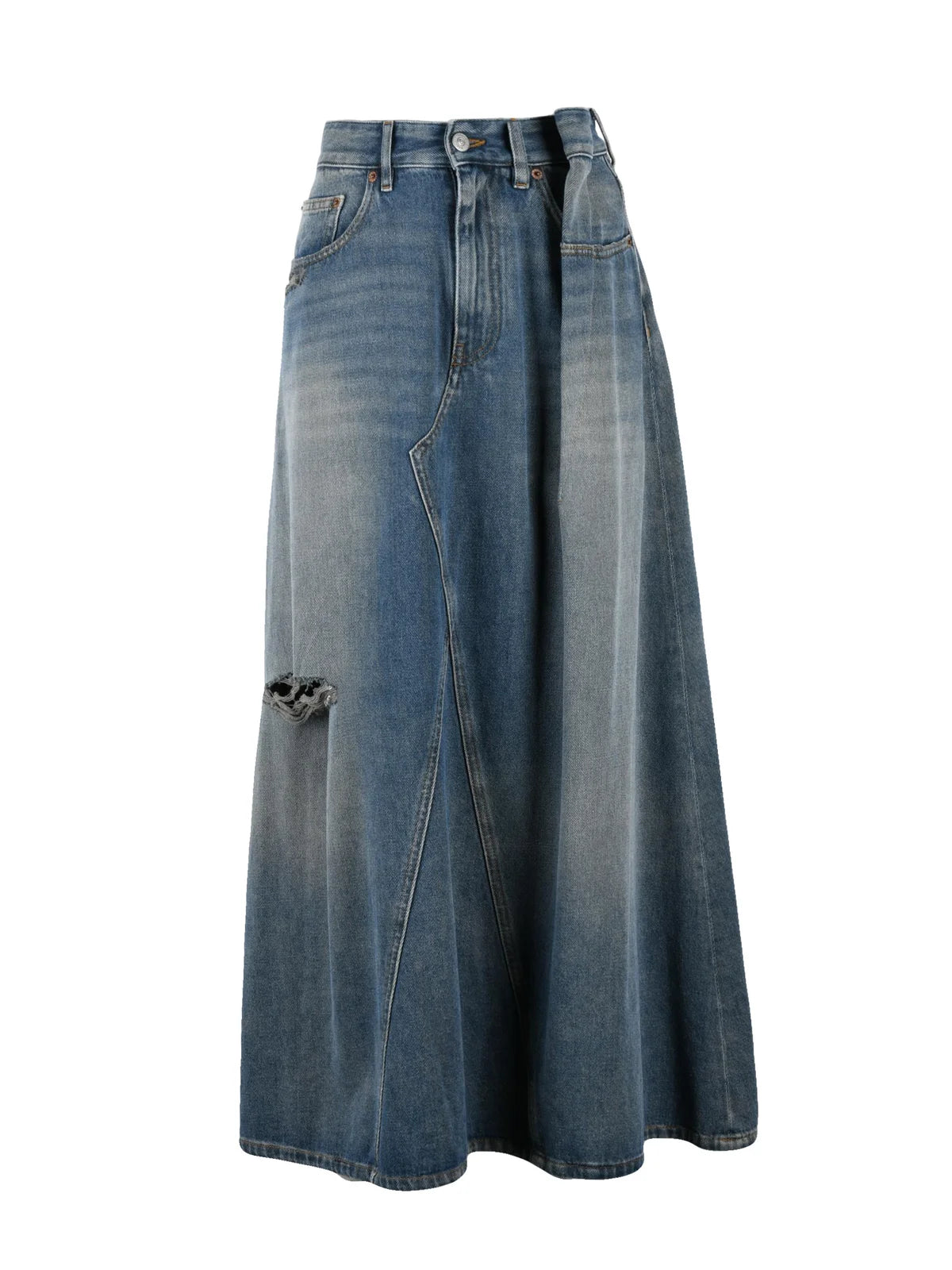 MM6 Maison Margiela Gonna Lunga Denim Donna - Denim