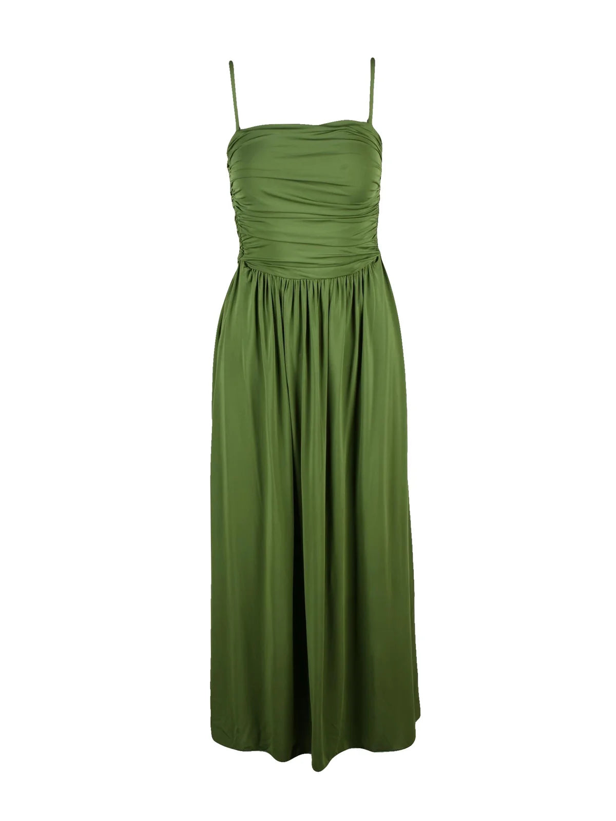 Weekend Max Mara Abito Impero Lycra - Verde Bottiglia