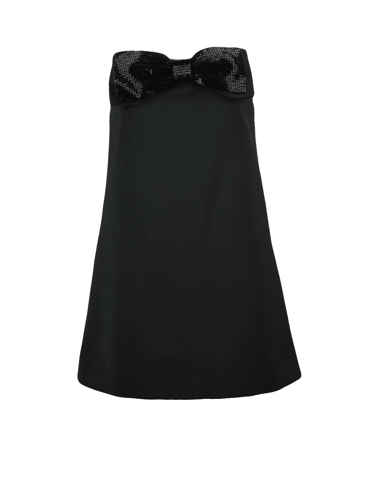 Self-Portrait A-Line Mini Dress - Black