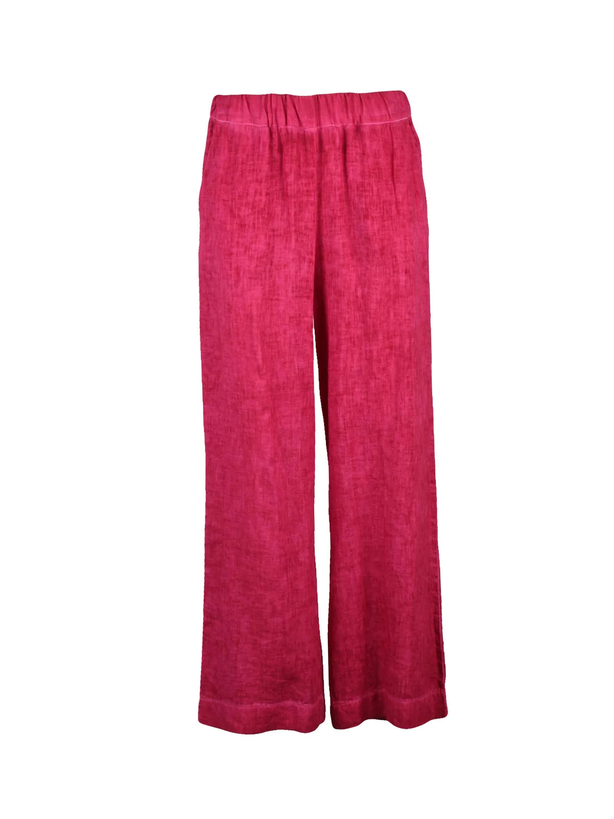 Anna Seravalli Tuta in Lino - Fucsia