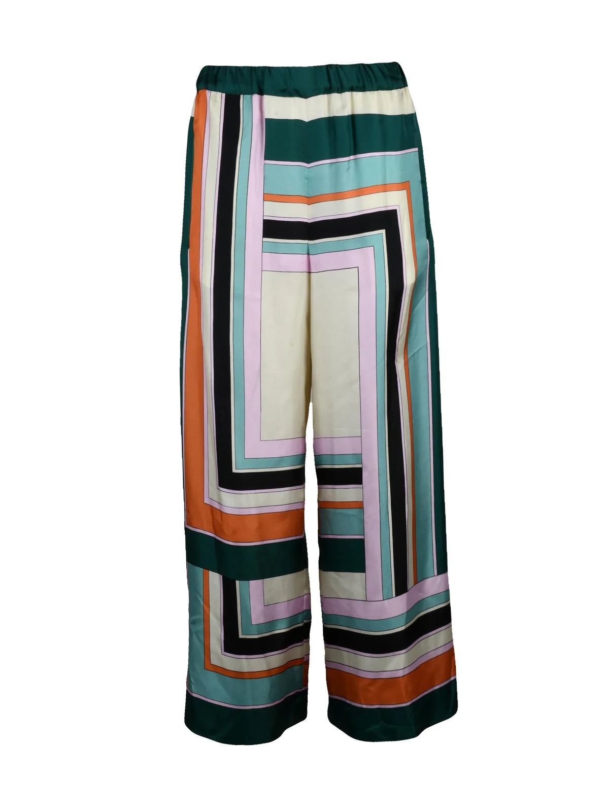Weekend Max Mara Pantalone Seta - Multicolore