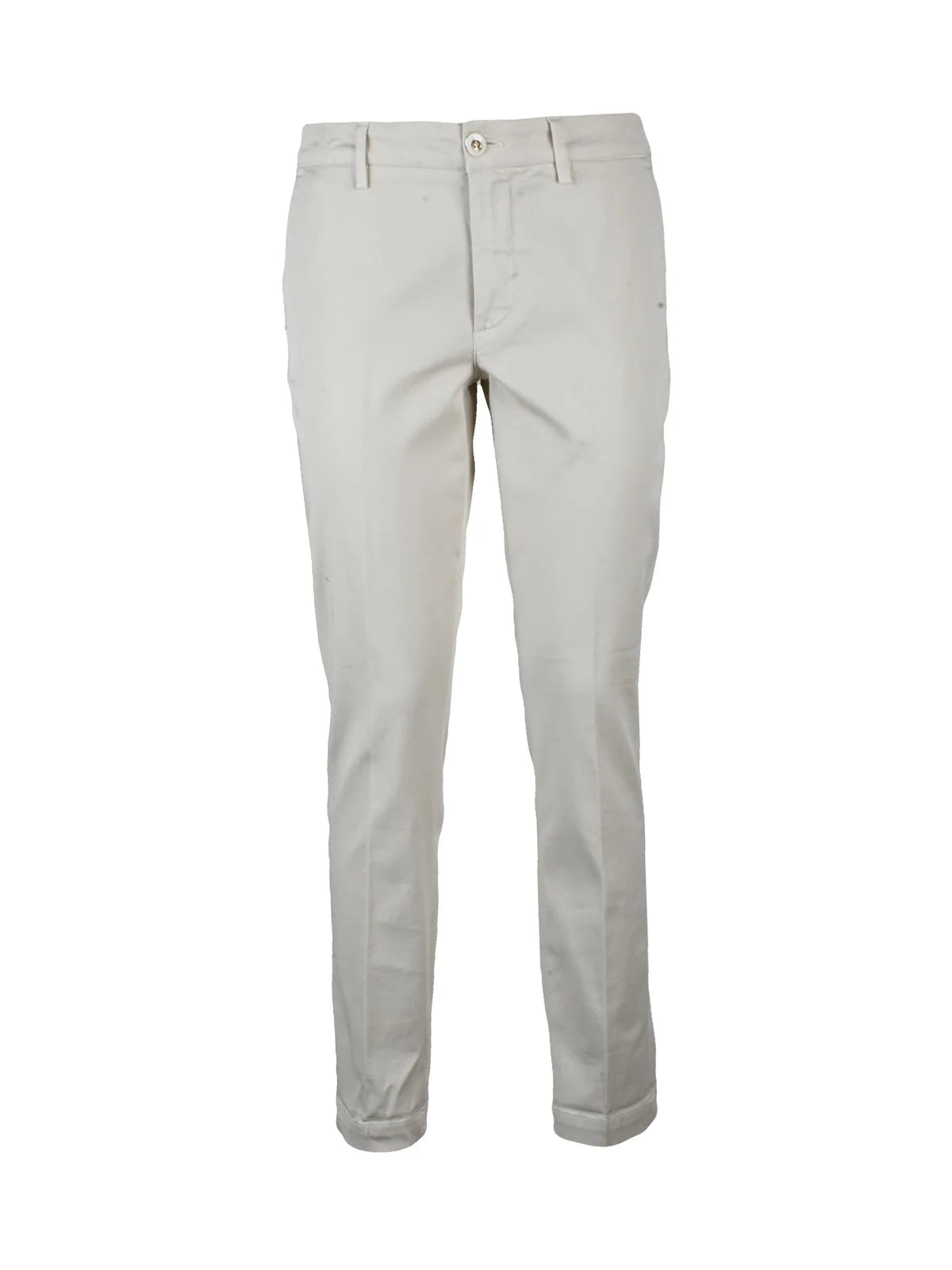 Re-hash Pantalone Cotone Stretch - Bianco