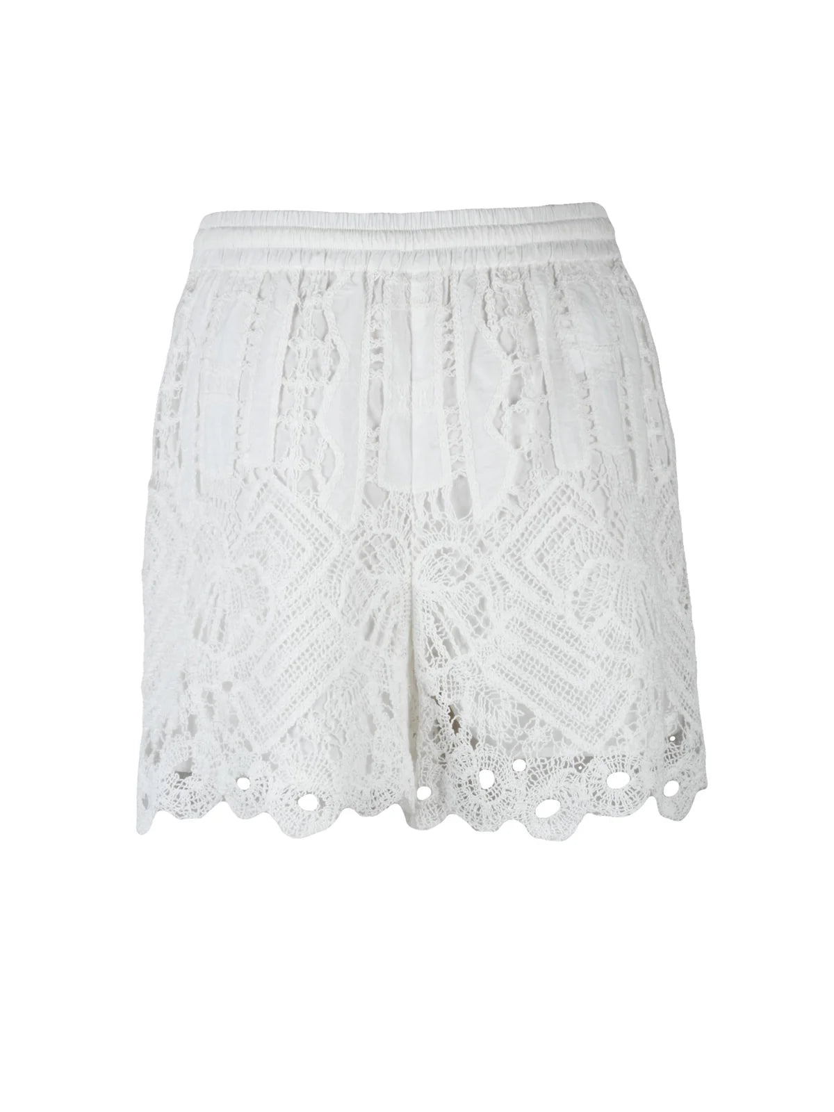 Pinko Short Bianco Ricami