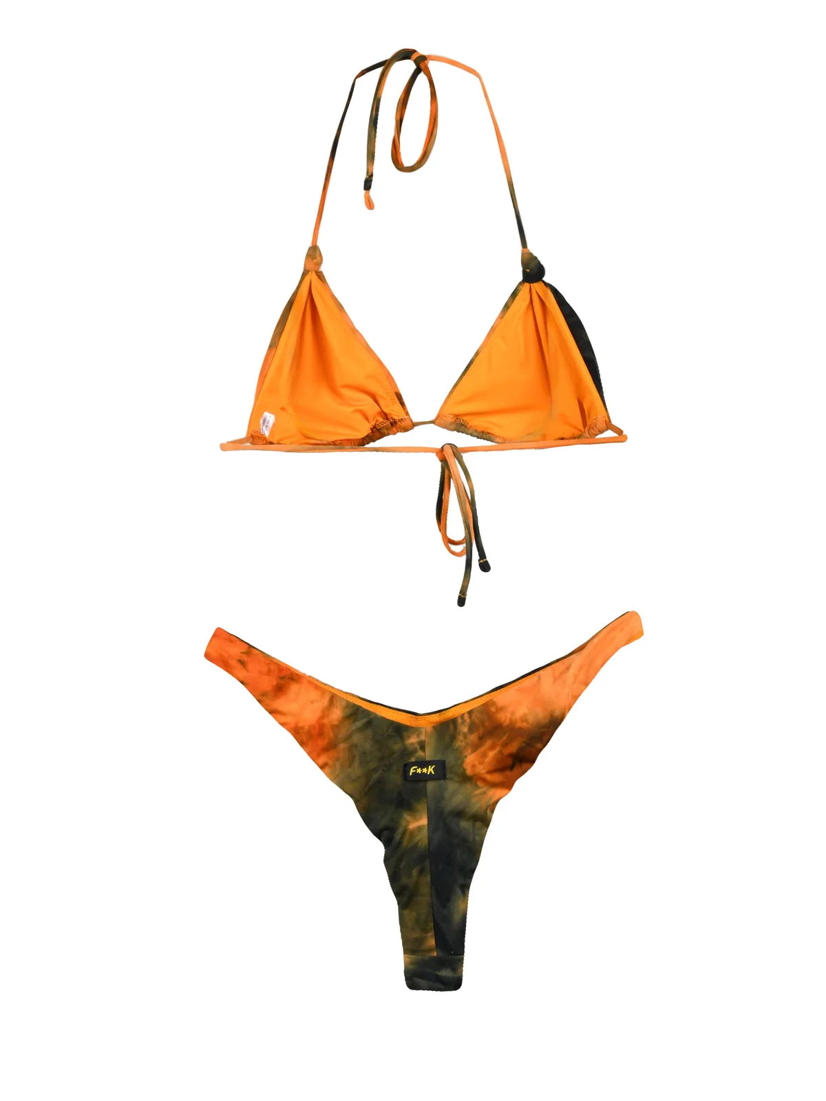 F**k Bikini Poliestere Stretch - Arancione
