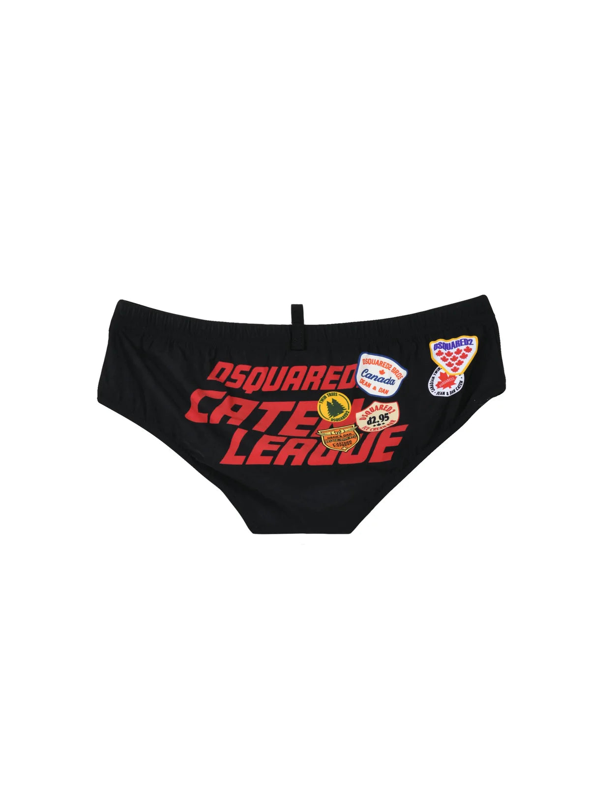 Dsquared2 Beachwear Slip Mare - Nero