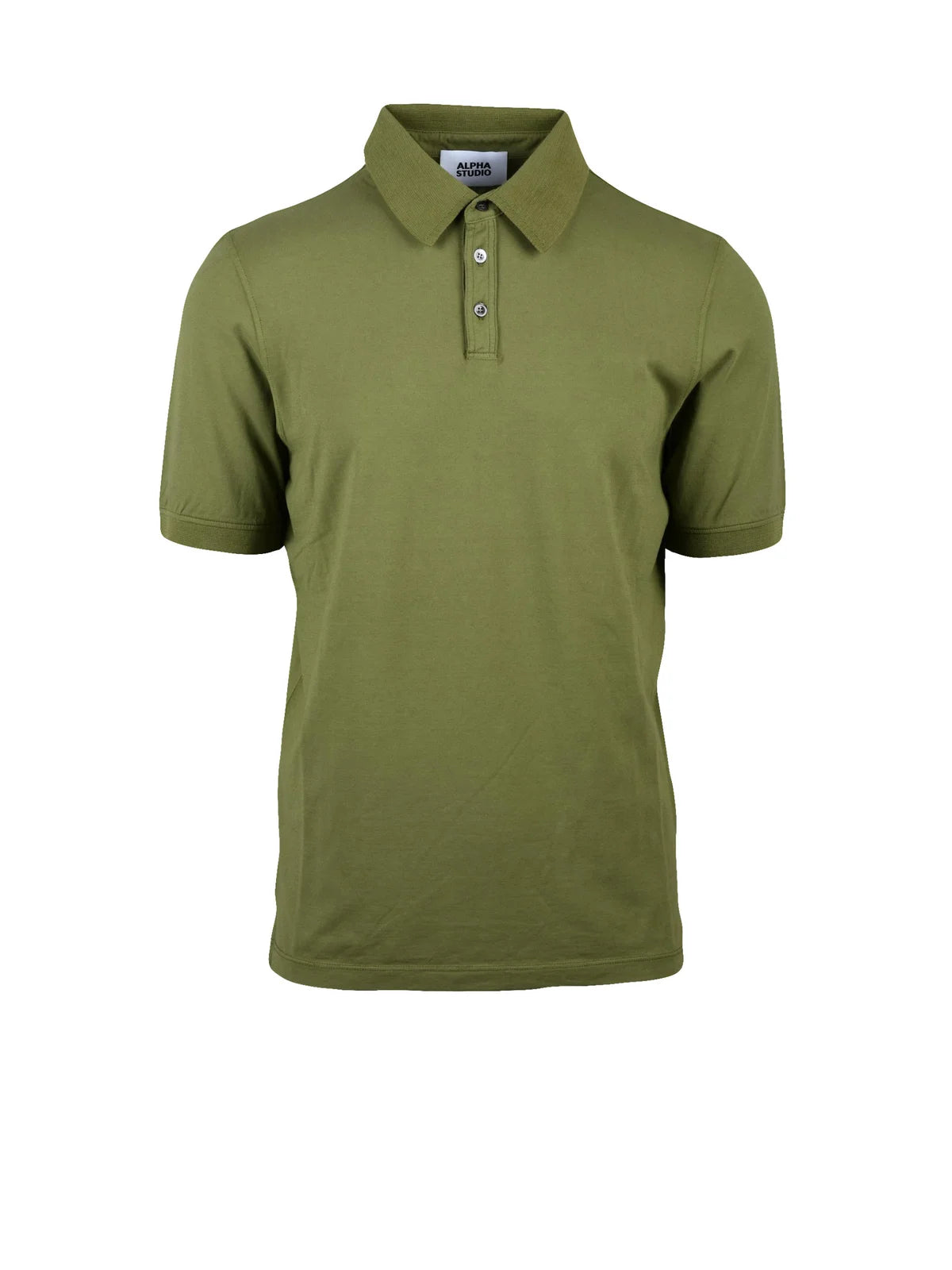 Alpha Studio Polo Stretch - Verde Militare