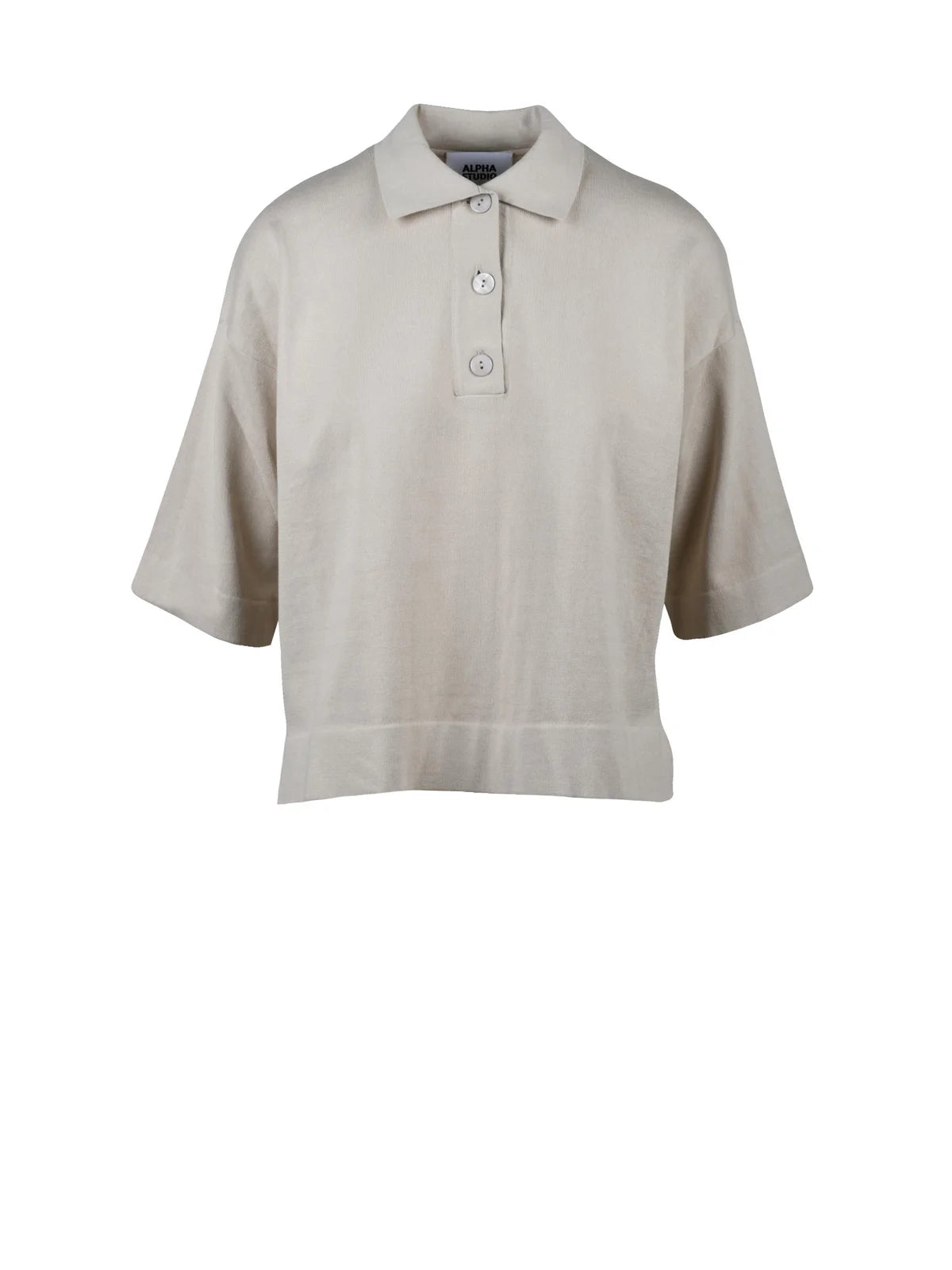 Alpha Studio Polo Maglia - Beige