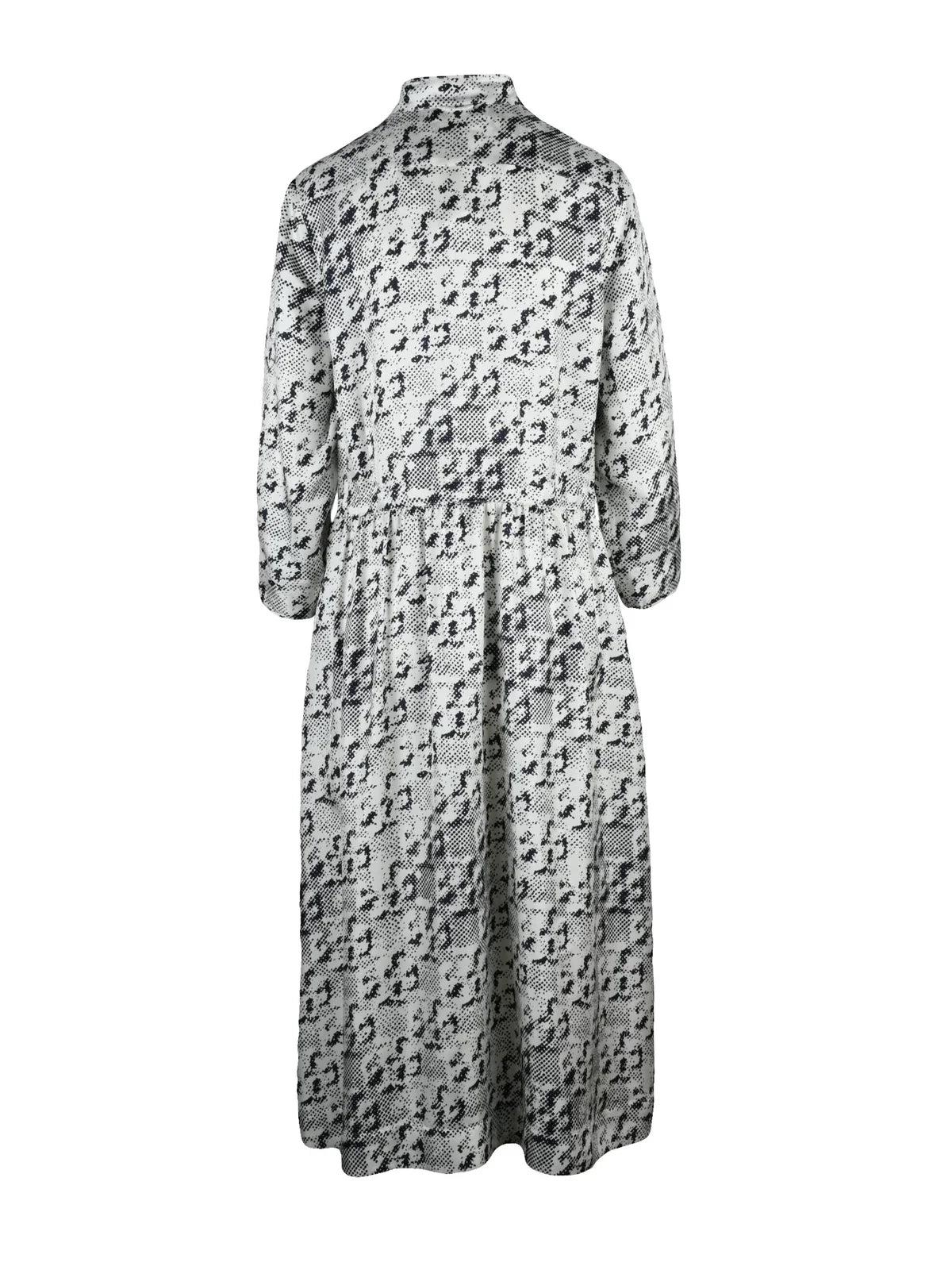 Tory Burch Abito Chemisiere Seta - Bianco/Nero