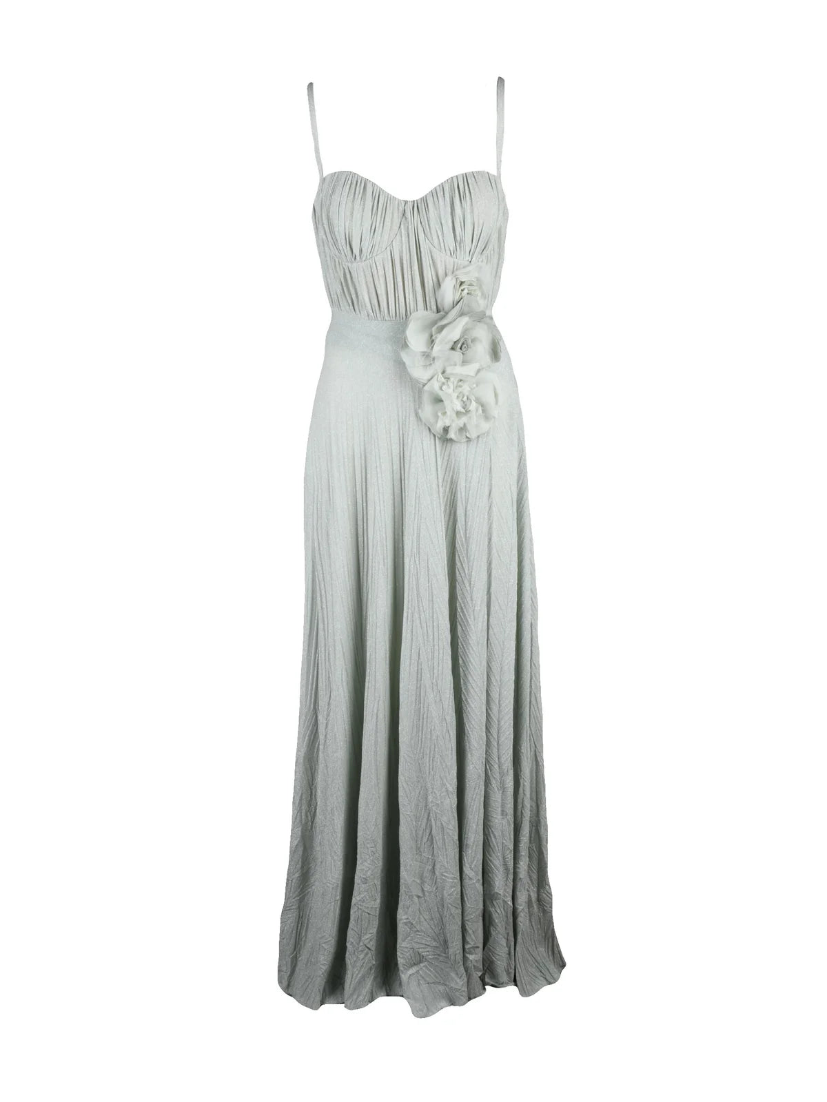 Elisabetta Franchi Abito Lungo Lamé - Verde Menta