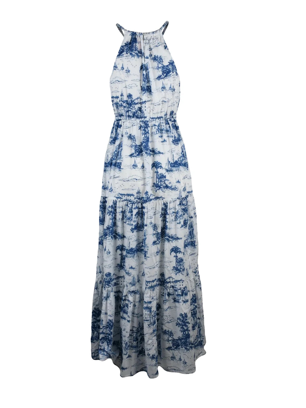 Mc2 Saint Barth Abito Cotone - Bianco/Blu