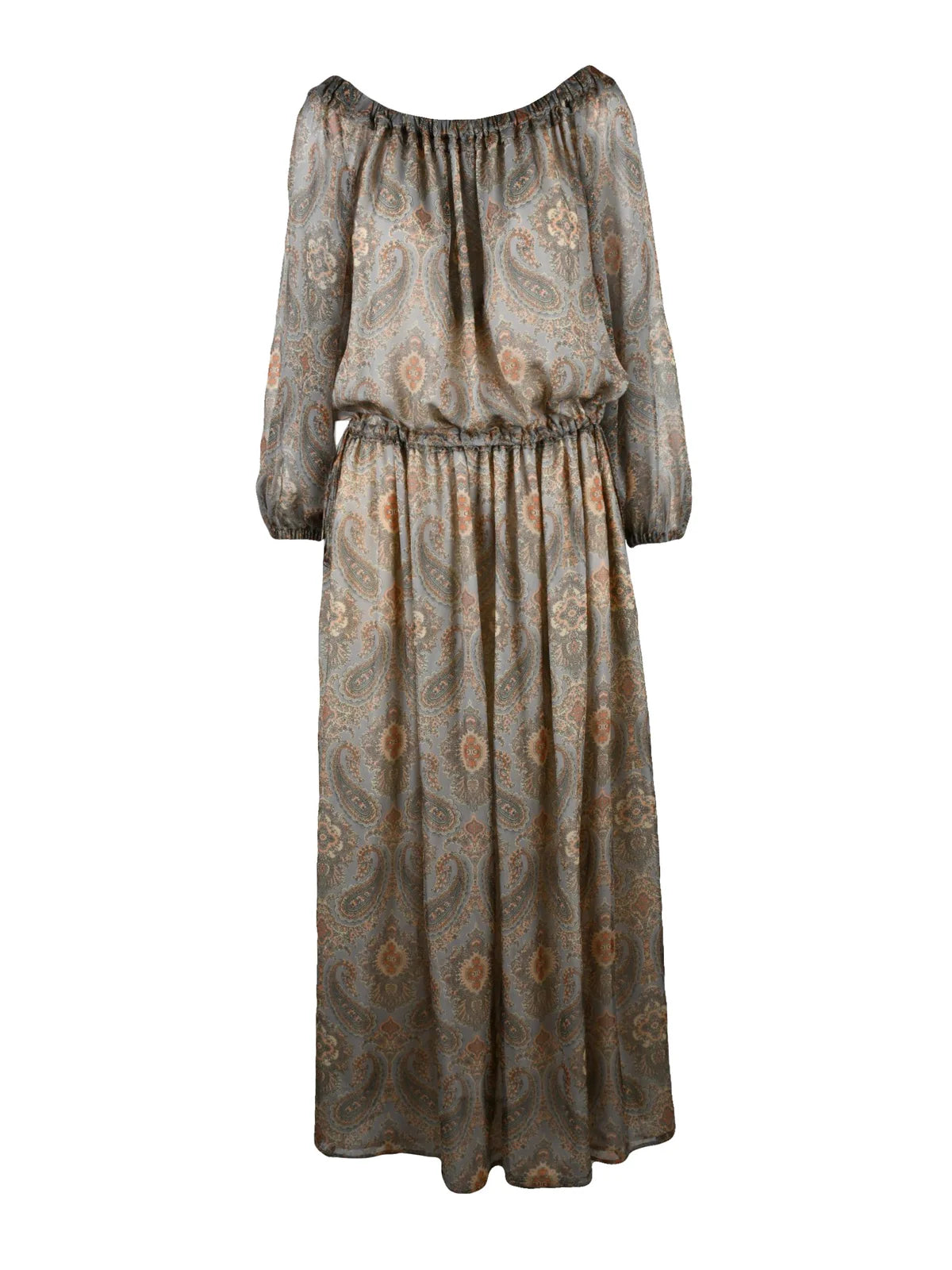 Weekend Max Mara Abito Lungo Multicolore Seta