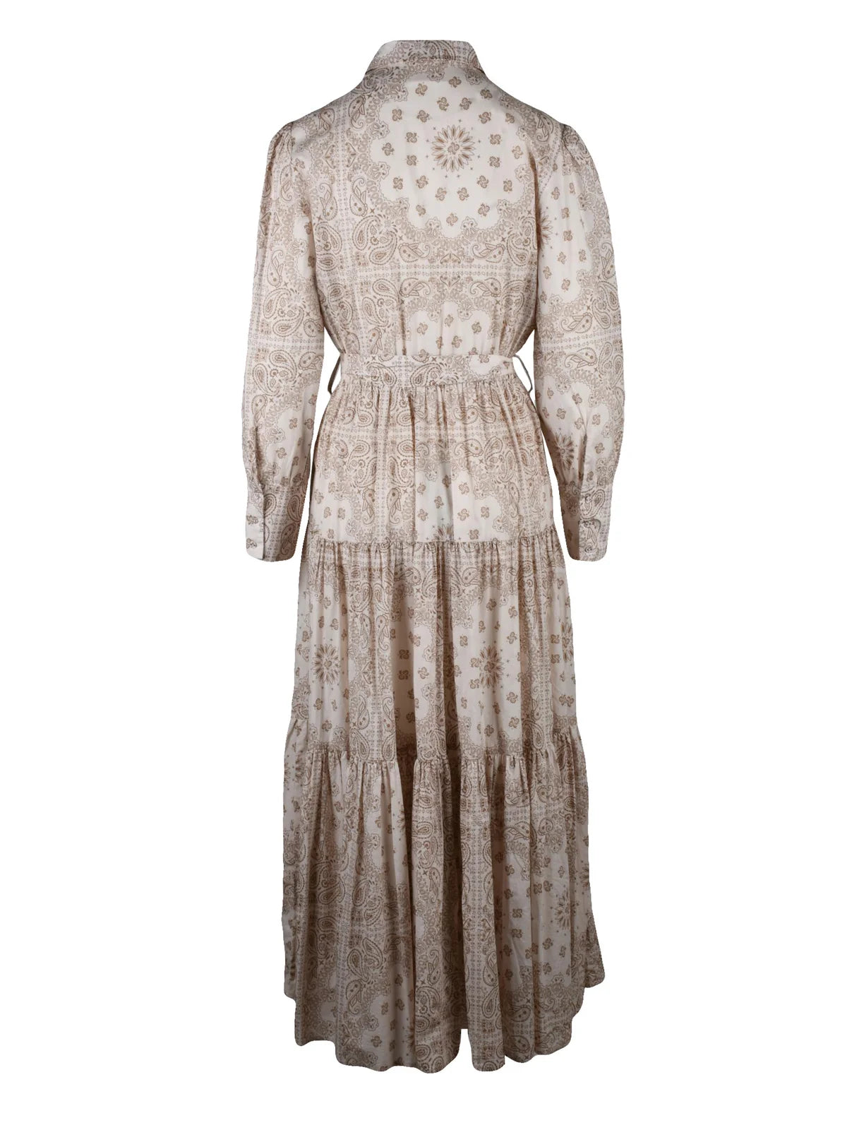 Mc2 Saint Barth Abito Chemisiere Beige Cotone