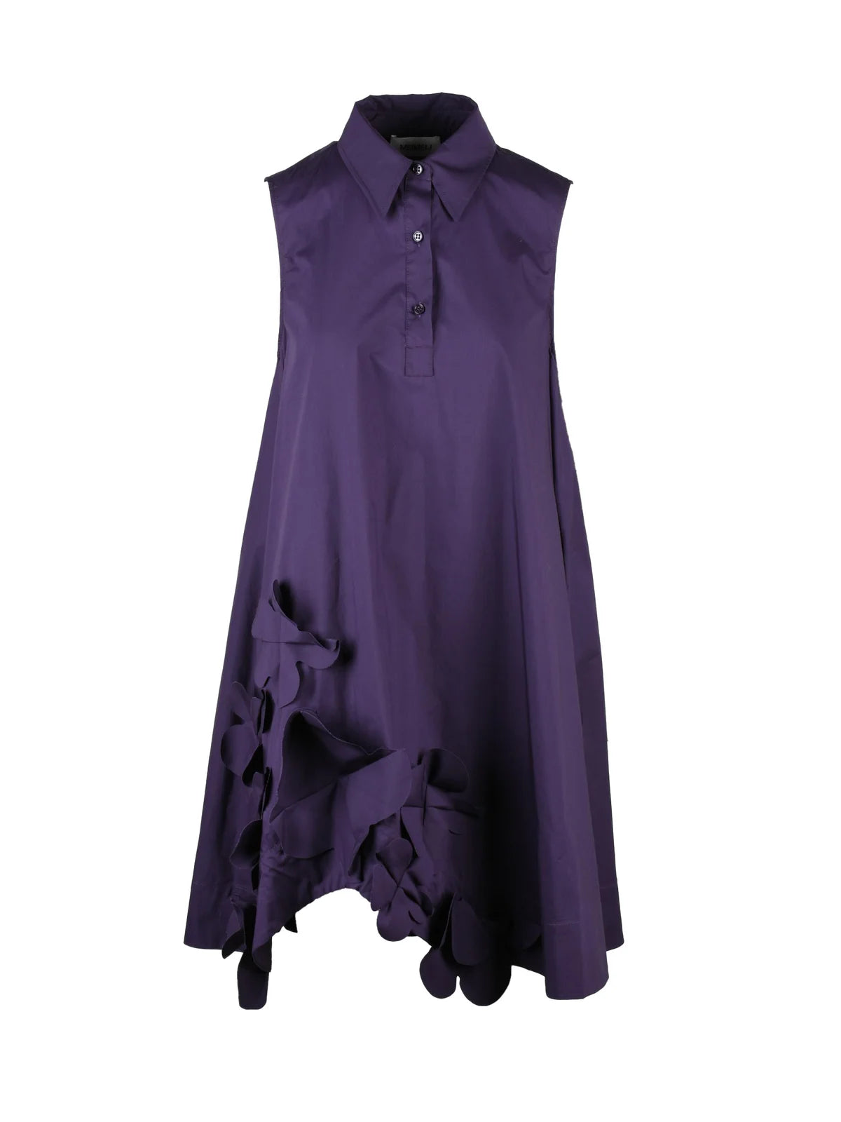 Meimeij Abito Scamiciata Cotone - Viola